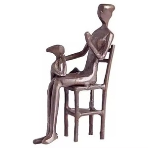 De magnifiques sculptures de couple en métal personnalisables élèvent les jardins, les patios et les intérieurs avec une élégance artistique. - Product Image 4