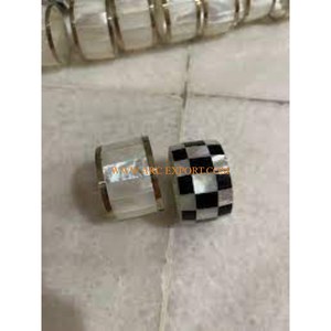 Servilletero de decoración de artículos de mesa de latón de metal de forma cuadrada, servilletero de calidad superior, tamaño personalizado, artículos de mesa, anillo de sujeción de tejido de metal - Product Image 4