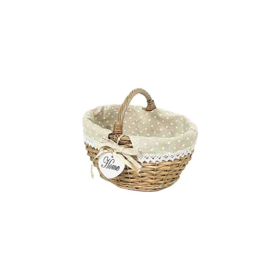 Bevásárló Kosár Natúr 68-13/S - 28*20*H15/22cm