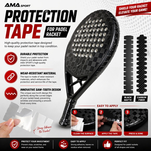 Protector de Raqueta y Cinta Adhesiva para Pádel P&P, Premium, Duradero, Portátil, Impermeable, Antiarañazos - Product Image 6
