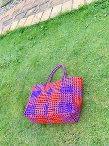 ถุงช้อปปิ้งพลาสติกโพลีโพรพิลีนรีไซเคิลเป็นมิตรกับสิ่งแวดล้อมทำด้วยมือถุงพลาสติกแบบยั่งยืนทำจากกระเป๋าถือแฟชั่นอินเดียจำนวนมาก - Product Image 3