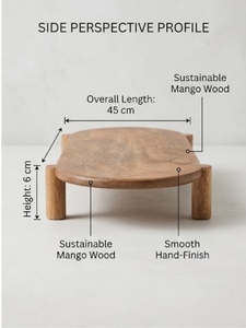 Handcrafted Wooden <b>Cake</b> <b>Stand</b> Holder-Premium Serving Accessory for Beautifully Displaying <b>Cakes</b> Pastries & Cupcakes - Product Image 5