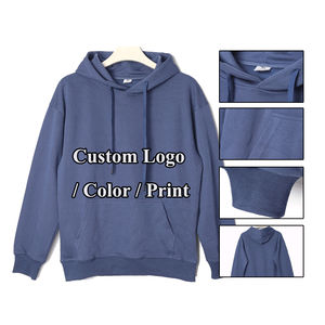 Sudaderas con capucha de algodón para hombre de peso pesado 320 gramos 420G corona Puff Etiqueta de impresión sudaderas con capucha de logotipo personalizado de alta calidad - Product Image 1