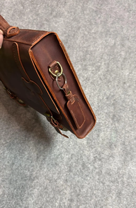 <b>Hand</b> made premium leather <b>bags</b> for <b>laptop</b> 16 inches - Product Image 4