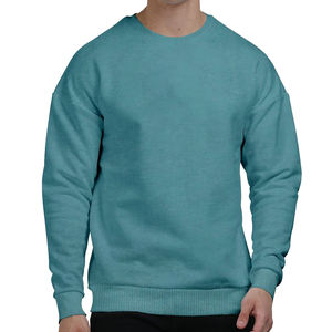 เสื้อสเวตเชิ้ตคุณภาพสูงแบบใหม่พร้อมโลโก้สั่งทำ / เสื้อสเวตเชิ้ตผู้ชายคอโอสีพื้น 2 ชิ้นสำหรับฤดูหนาวขายส่ง - Product Image 2