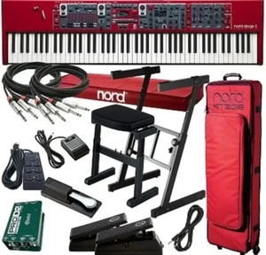 Oferta de Venta: Piano Digital Nord Stage 5 de 88 Teclas con Acción de Martillo Contrapesado, Soporte, Taburete, Auriculares y Pedal - Product Image 1