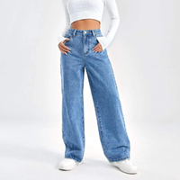 Dernier design, meilleure qualité, pantalon en jean pour femme, coupe slim décontractée, style streetwear, pantalon en jean pour femme en vente