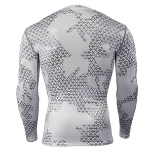 Camiseta de Protección Solar Personalizada para Hombre, Venta al por Mayor OEM, Envío Rápido, Ropa Deportiva para Gimnasio y Surf, Camiseta de Protección Solar de Alta Calidad para Hombre - Product Image 3