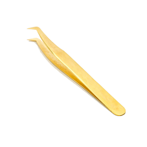 High Quality Stainless Steel Eyelash Extension Tweezers Stylish Diamond Grip Rounded Tip Cost Effective Beauty <b>Tool</b> <b>Smooth</b> - Product Image 5