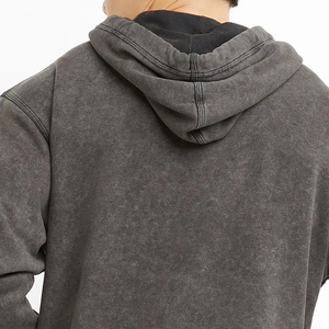 Nouvel arrivage : Sweat à capuche délavé à l'acide pour hommes, prix de gros, service OEM, nouveau style streetwear pour adultes - Product Image 5