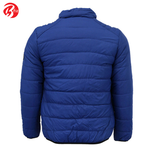 Veste matelassée à logo personnalisé pour hommes avec col montant en toile de haute qualité Nouveau style de vêtements pour hommes - Product Image 4