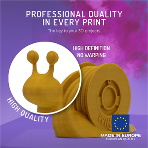 Filamento WINKLE PLA HD 1.75mm 1kg per Stampante 3D, Alta Tolleranza 0.05mm, Compatibile con Piattaforma Riscaldata 190-230°C, Biodegradabile, Facile da Stampare - Product Image 2