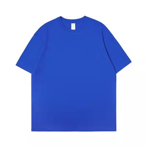 เสื้อยืดคอกลมแขนสั้นผ้าคอตตอน100% สำหรับผู้ชายขนาดใหญ่พิเศษใส่สบาย - Product Image 5