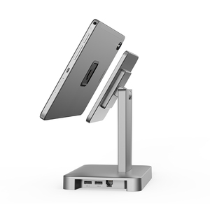 Siêu thị <span class=keywords><strong>POS</strong></span> 12 inch vân tay NFC 6 + 128GB G99 USB-A * 5 RJ45 RJ11 DC máy tính bảng Android với 360 độ xoay Sạc Dock - Product Image 5