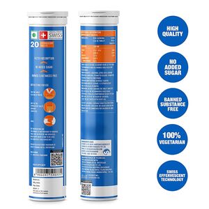 Tangy Orange 1500mg L-Arginine Effervescent <b>Tablets</b> Stamina Booster Enhanced Energy Blood Flow for Adults Teenagers Safe - Product Image 2