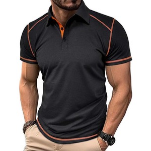 Nuevos hombres de alta calidad al por mayor personalizado de talla grande de verano para camisas Jersey tela comprimida Logotipo de impresión de manga corta - Product Image 5