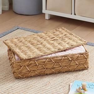Natural <b>water</b> hyacinth box handwoven gift storage boxes cheap price <b>container</b> for room organizer - Product Image 6