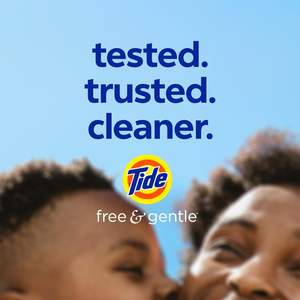 Détergent à lessive liquide Tide Free & Gentle, 100 lavages, 132 fl oz, Détergent à lessive Tide, Détergent à lessive Clean - Product Image 3
