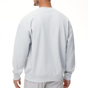 Ensemble de sweats à capuche à la mode pour hommes d'automne personnalisé coupe ajustée pull-over d'hiver pour hommes col rond Streetwear pull-over sweat-shirt pour hommes - Product Image 6