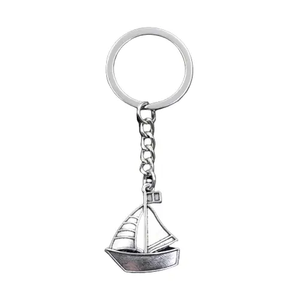 LLavero de Metal de latón con ancla plegable, utilizado para decoración del hogar, llavero náutico, hecho a mano - Product Image 4