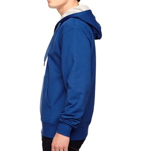 เสื้อแจ็กเก็ตมีฮู้ดแบบซิปสำหรับผู้ชายเสื้อมีฮู้ดสำหรับใส่กลางแจ้งสีพื้นดีไซน์ล่าสุด - Product Image 4