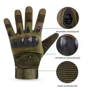 Vente en gros Gants de sport tactiques de combat durables de haute qualité Mil-Spec Gants en cuir avec logo personnalisé Gants de sport à écran tactile - Product Image 2