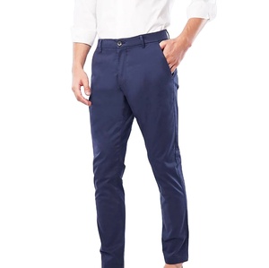 Pantalones Chinos Baratos informales a la moda con diseño personalizado para mujer Pantalones de negocios transpirables de algodón al por mayor superventas - Product Image 5
