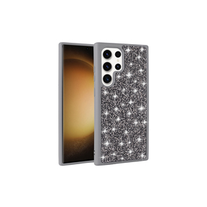 Coque de téléphone en silicone scintillante de luxe pour Samsung Galaxy S22 Ultra, avec strass et placage diamant, anti-traces de doigts 14+ - Product Image 2