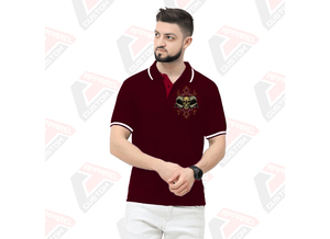 เสื้อยืดลายทางของผู้ชายที่เป็นเอกลักษณ์สำหรับเสื้อโปโลผ้าเดนิมผ้าลูกฟูกระบายอากาศทันสมัยเป็นมิตรกับสิ่งแวดล้อมสำหรับการปะติดเก๋ไก๋ในฤดูร้อน - Product Image 6