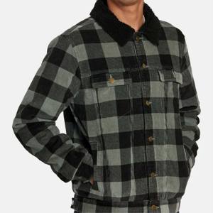 Chaqueta de camionero de pana Vintage para hombre: elegante y duradera, perfecta para ropa informal y actividades al aire libre - Product Image 2