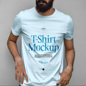 Camiseta de gran tamaño Unisex de algodón 100% de alta calidad, Camiseta con estampado personalizado de Color sólido gráfico de diseño personalizado unisex - Product Image 1