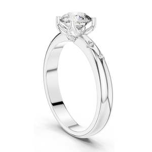 Anillo de Diamante de Laboratorio con Corte Cojín de 0.89 CT para Mujer, VVS-VS EF CVD, Piedras Decorativas, Oro de 18K, 14K, 10K y Plata 925, Rosa - Product Image 5