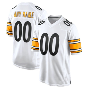 Maillots de football américain Tops respirants brodés et personnalisés de haute qualité Prix de gros Vente en gros pour hommes Séchage rapide - Product Image 2