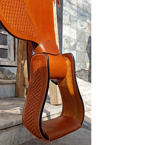 หนังขี่ม้าหนังสไตล์ตะวันตกสำหรับกีฬาขี่ม้าหนังแบบลุยออกแบบได้ตามต้องการทำด้วยมือ - Product Image 5