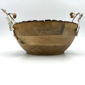 Decorative <b>Wooden</b> <b>Bowl</b> Handcrafted Wood <b>Salad</b> <b>Bowl</b> with Vintage Look and Rustic for Home Decor - Product Image 5