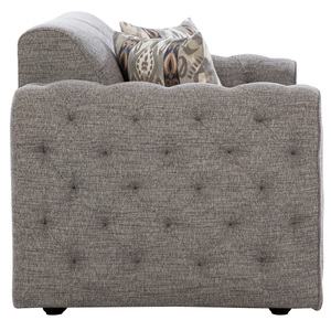 Canapé 2 places de style romain de qualité supérieure, élégant et contemporain, avec rembourrage haute densité pour les intérieurs résidentiels et commerciaux - Product Image 2