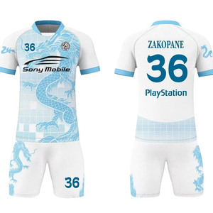 2023-2024 vente en gros vêtements de sport de football pour hommes à séchage rapide maillot d'équipe de football pour garçons uniforme d'entraînement à séchage rapide avec tissu tricoté - Product Image 2