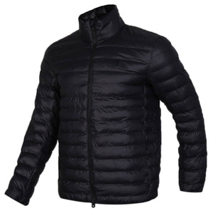 Doudounes noires personnalisables pour hommes Matériau en duvet de la plus haute qualité Taille 3XL pour l'hiver Vêtements de plein air - Product Image 1