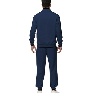 Wholesale High Collar Elastic Waist Zipper Pockets Jacket & Jogging <b>Pants</b> Custom Logo Unisex Active Wear - Product Image 5