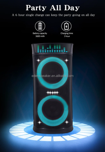 <span class=keywords><strong>Eden</strong></span> Nouveaux modèles de haut-parleurs Bluetooth sans fil Double haut-parleur portable Bluetooth de 6.5 pouces Partybox Speaker - Product Image 4