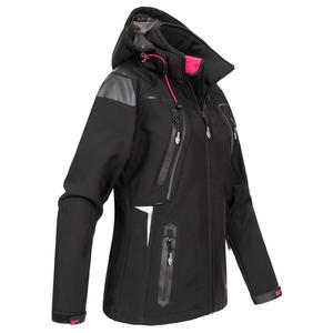 Premium Zipper Activewear <b>Lightweight</b> Hooded Softshell <b>Jacket</b> For Women Stylish Breathable Windproof Travelwear Women <b>Jacket</b> - Product Image 4