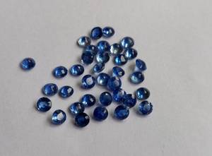 100% ธรรมชาติสีฟ้า Cyanite 3 มม.รอบเหลี่ยมเพชรพลอยคุณภาพสูงของแท้หลวมปรับเทียบอัญมณีสําหรับเครื่องประดับทําใช้ในราคาจํานวนมาก - Product Image 3