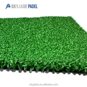 12500 Dtex Calidad superior Color verde Padel Court césped PE materiales Modo Diseño con PU bcking - Product Image 4