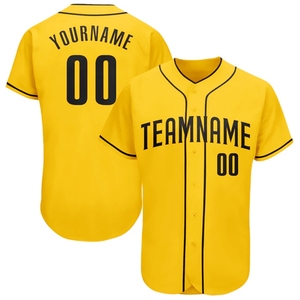 Camiseta de Béisbol de Secado Rápido y Transpirable, Ropa de Softbol, Camiseta de Béisbol con Botones para Niños, Unisex, Negra, Camisetas de Béisbol para Hombre - Product Image 5