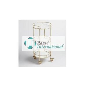 2 Tier Marble Tray Stand With Gold Frame White Marble and Metal Cake Stand Restaurant Table Decoration Fancy <b>Dessert</b> Cake Stand - Product Image 3