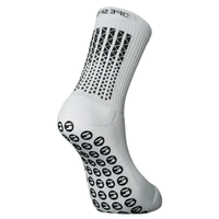 Chaussettes de sport Grip pour hommes et femmes avec éponge et logo personnalisé Chaussettes de football en silicone imprimées
