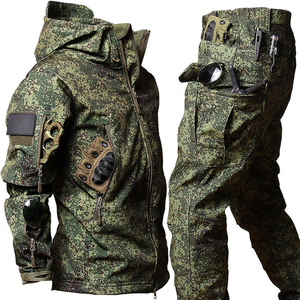 Uniforme táctico de concha blanda personalizado, chaqueta impermeable, pantalón de camuflaje, uniforme transpirable grueso - Product Image 1