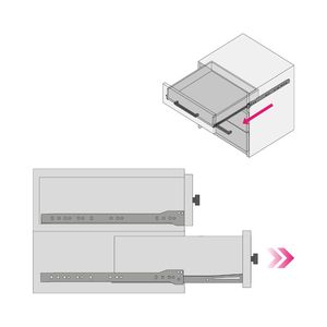 Meubles de salle à manger modernes en fer extensibles RAM INDUSTRIE S78 pour usage domestique dans la cuisine, la chambre, la salle de bain et le salon - Product Image 3