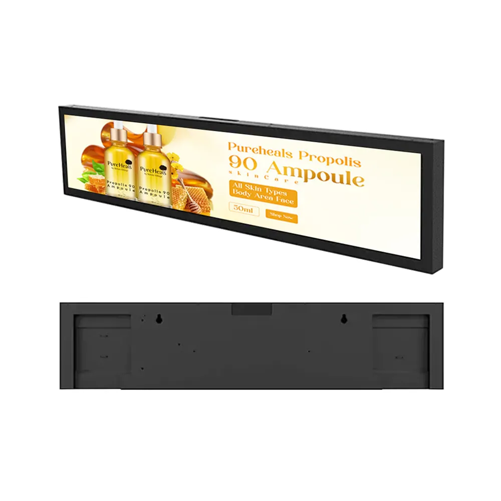 Information Display System Transportation Interactive Signage Stretched Bar Technology