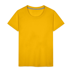 Camisetas para niños Camiseta lisa con cuello redondo Camisetas de color sólido para niños Unisex para niñas y niños - Product Image 3